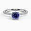 Sapphire Petite Shared Prong Diamond Ring (1/4 ct. tw.) in 18K White Gold