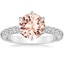18KW Morganite Luxe Sienna Diamond Ring (1/2 ct. tw.), smalltop view
