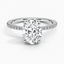 18K White Gold Viviana Diamond Ring (1/4 ct. tw.), smalltop view