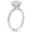 18K White Gold Simply Tacori Luxe Drape Diamond Ring, smallside view