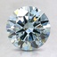 2.00 Ct. Fancy Blue Round Lab Grown Diamond