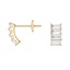 18K Yellow Gold Baguette Lab Diamond Huggie Earrings (1 1/2 ct. tw.), smalladditional view 1