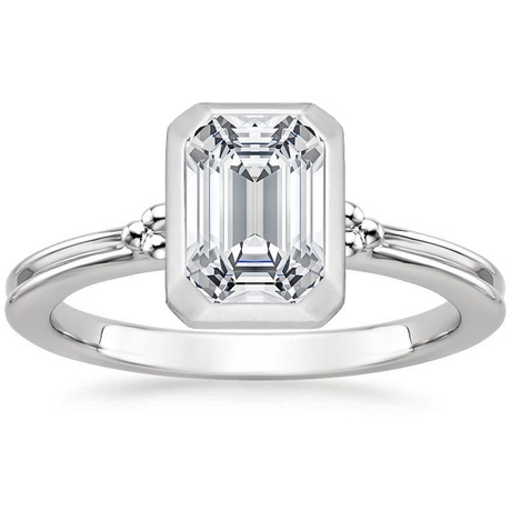 prongless diamond ring