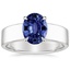 Sapphire Alden Diamond Ring in 18K White Gold