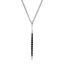 Black Diamond Row Necklace 