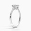 18KW Aquamarine Aria Diamond Ring (1/10 ct. tw.), smalltop view