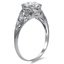 The Severine Ring, smalltop view on a hand