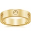 Yellow Gold Emblem Wedding Ring