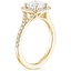 18KY Sapphire Joy Halo Diamond Ring (1/3 ct. tw.), smalltop view