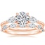 14K Rose Gold Adorned Opera Diamond Ring (1/2 ct. tw.) with Joelle Diamond Ring