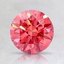 1.23 Ct. Fancy Vivid Pink Round Lab Created Diamond