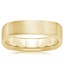 Yellow Gold Euro Square Wedding Ring