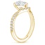 18K Yellow Gold Elongated Chiara Diamond Ring (1/4 ct. tw.), smallside view