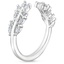 18K White Gold Sweeping Ivy Diamond Open Ring (1/2 ct. tw.), smallside view