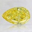 1.33 Ct. Fancy Intense Yellow Pear Lab Grown Diamond