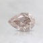 0.45 Ct. Fancy Light Orangy Pink Pear Colored Diamond