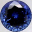 12mm Blue Round Lab Created Sapphire