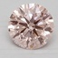 1.8 Ct. Fancy Intense Pink Round Lab Created Diamond