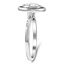 Bezel Halo Sapphire and Diamond Ring, smallview
