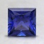 6.5mm Blue Princess Lab Created Sapphire