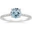 18KW Aquamarine Luxe Viviana Diamond Ring (1/3 ct. tw.), smalltop view