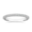 18K White Gold Luxe Valencia Diamond Ring, smalltop view