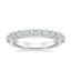 18K White Gold Luxe Shared Prong Diamond Ring (2/3 ct. tw.), smalltop view
