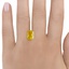 6.26 Ct. Fancy Vivid Orangy Yellow Radiant Lab Created Diamond, smalladditional view 1