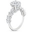 18K White Gold Winding Ivy Diamond Ring (3/4 ct. tw.), smallside view