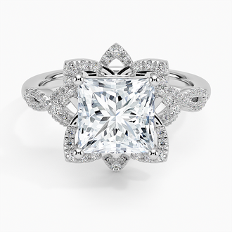 Lily Halo Diamond Ring - Brilliant Earth
