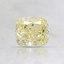 0.8 Ct. Fancy Yellow Cushion Diamond