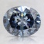 1.77 Ct. Fancy Deep Blue Oval Lab Created Diamond