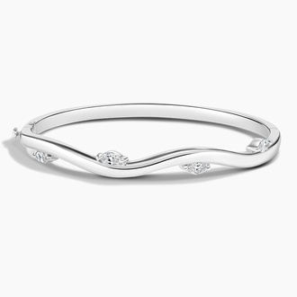 Willow Diamond Bangle Bracelet (1/8 ct. tw.) Image