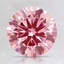 1.99 Ct. Fancy Intense Pink Round Lab Created Diamond