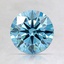 1.19 Ct. Fancy Vivid Blue Round Lab Created Diamond