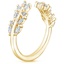 18K Yellow Gold Sweeping Ivy Diamond Open Ring (1/2 ct. tw.), smallside view