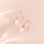 14K Yellow Gold Baroque Freshwater Cultured Pearl Earrings, smalladditional view 2