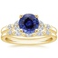 18KY Sapphire Verbena Diamond Bridal Set (1/4 ct. tw.), smalltop view