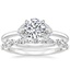 18K White Gold Mara Diamond Ring with Versailles Diamond Ring (3/8 ct. tw.)
