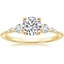 Round 18K Yellow Gold Sloane Diamond Ring