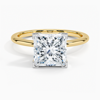Four-Prong Petite Comfort Fit Solitaire Ring - Brilliant Earth