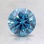 1.05 Ct. Fancy Deep Blue Round Lab Created Diamond