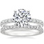 18K White Gold Constance Diamond Ring (1/3 ct. tw.) with Bliss Diamond Ring (1/5 ct. tw.)