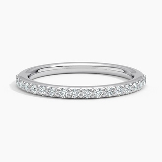Petite Shared Prong Diamond Ring (1/4 ct. tw.) in Platinum