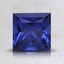6mm Blue Princess Lab Grown Sapphire