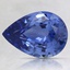 9.6x6.8mm Blue Pear Sapphire