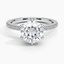18KW Moissanite Bliss Diamond Ring (1/6 ct. tw.), smalltop view