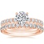 14K Rose Gold Petite Olympia Diamond Ring with Sienna Diamond Ring (1/2 ct. tw.)