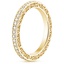 18K Yellow Gold Delicate Antique Scroll Eternity Diamond Ring (2/5 ct. tw.), smallside view