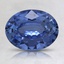 8.6x6.6mm Blue Oval Sapphire